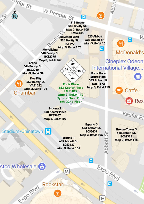 Paris Place location map 1