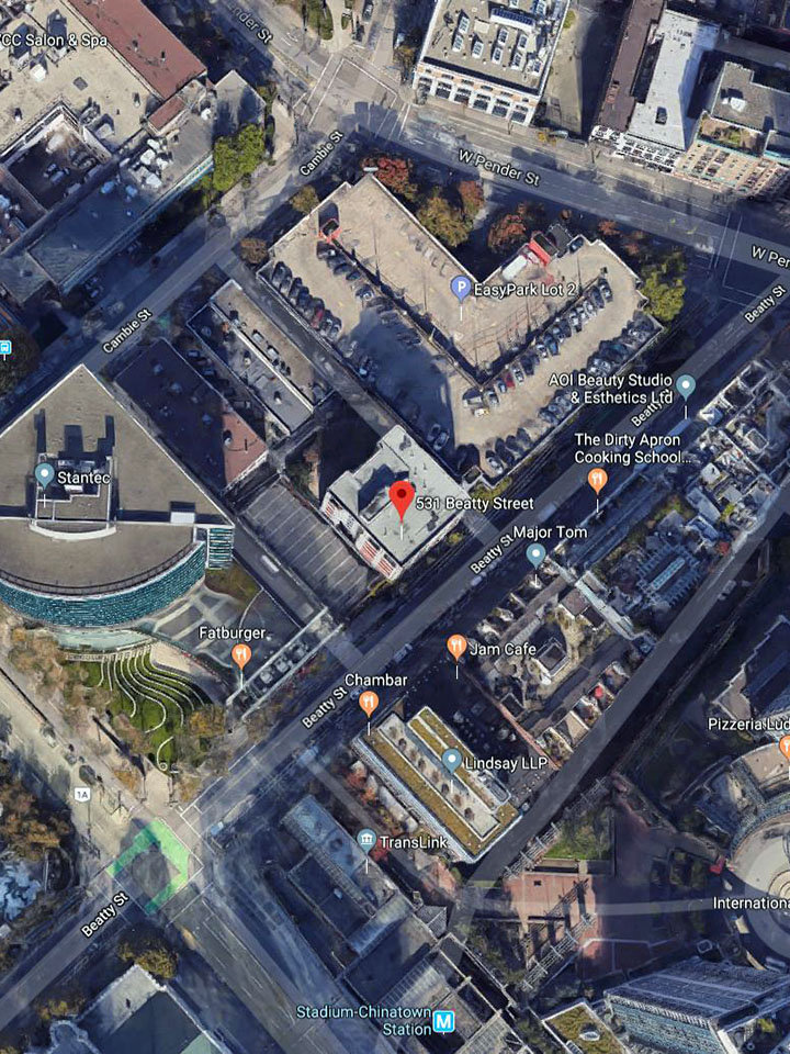 Metroliving location map 2