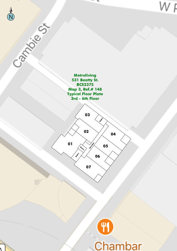 Metroliving location map 1