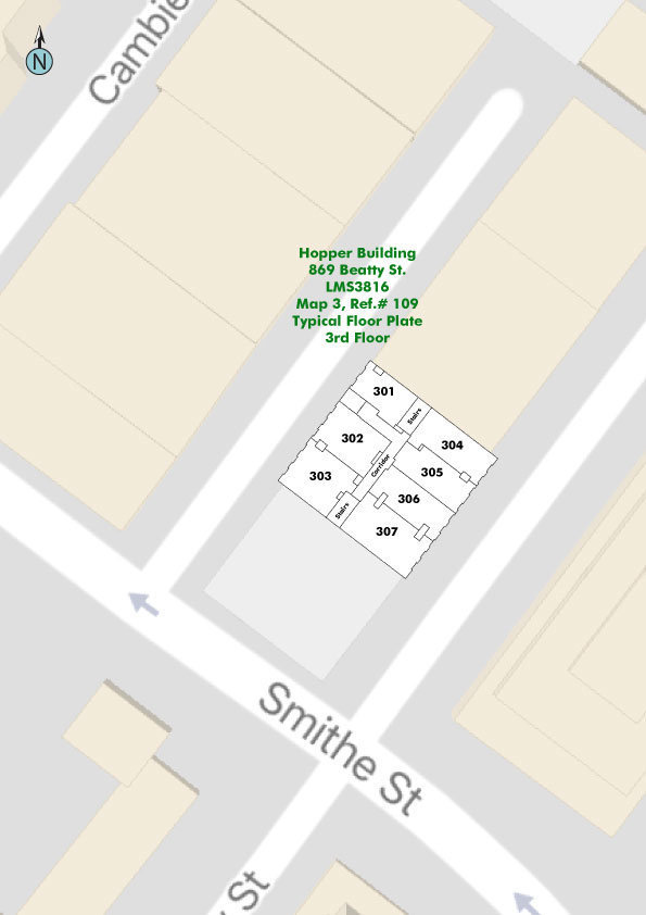 The Hooper Building location map 1