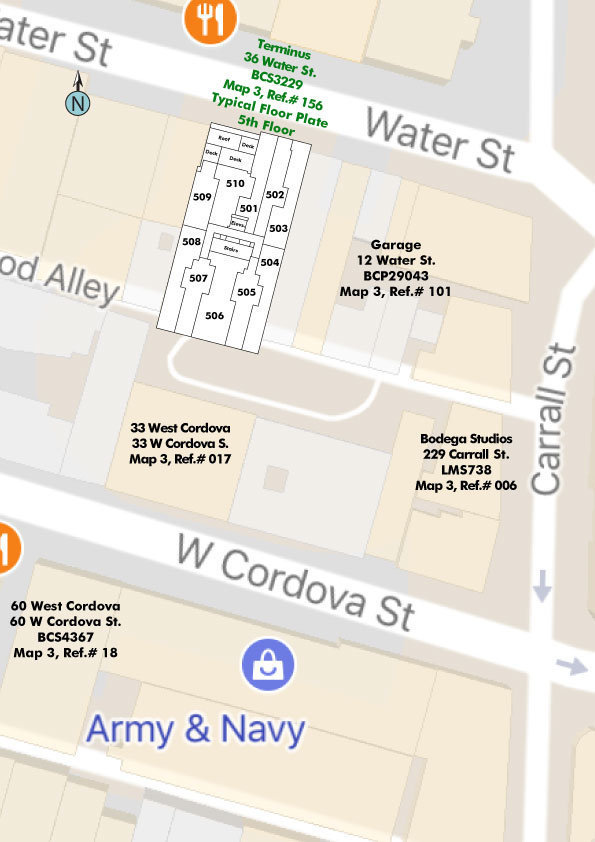 Terminus location map 1