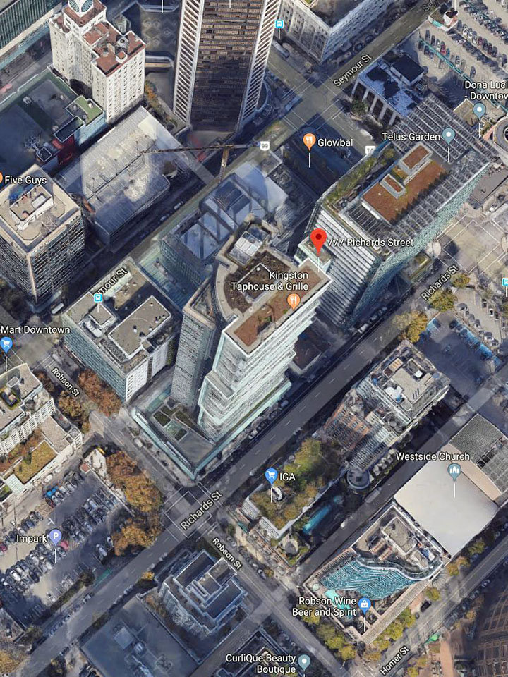 Telus Garden location map 2