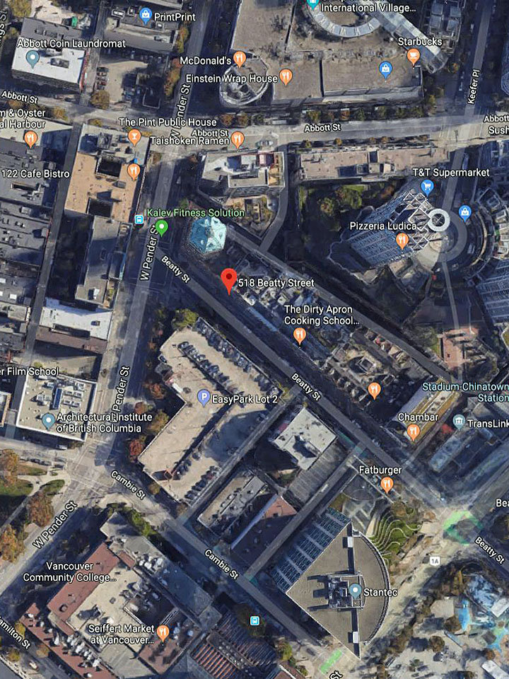 Studio location map 2