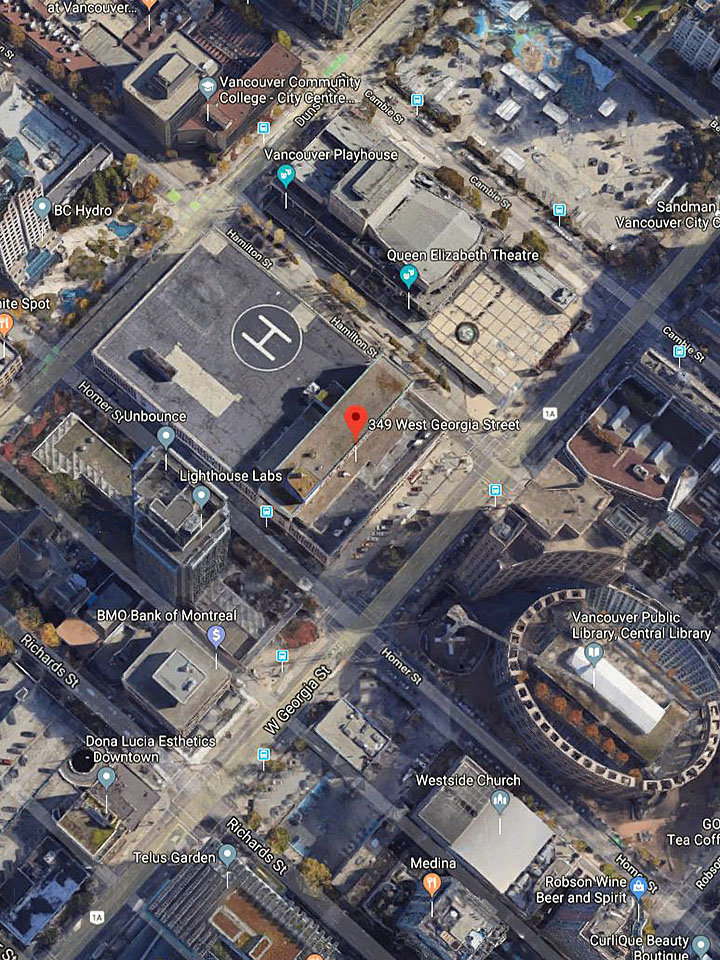 349 West Georgia location map 2
