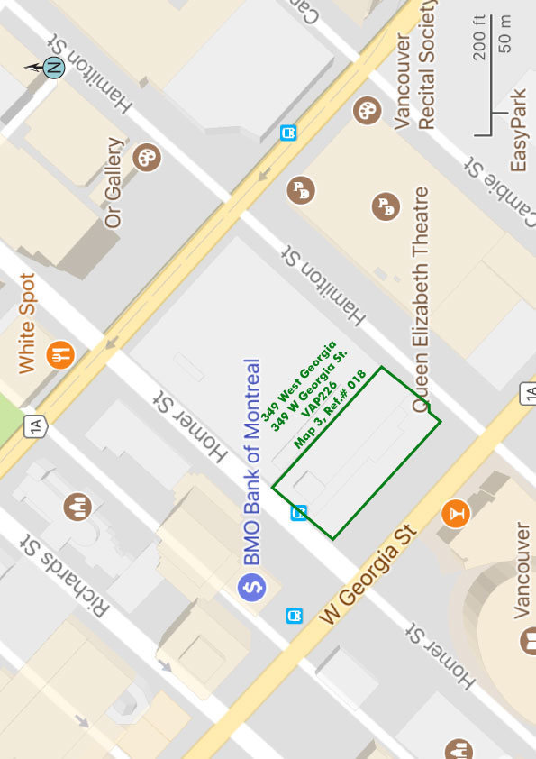 349 West Georgia location map 1
