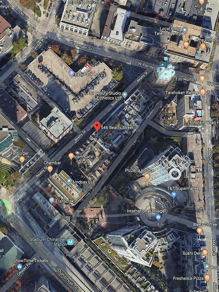 Crane location map 2