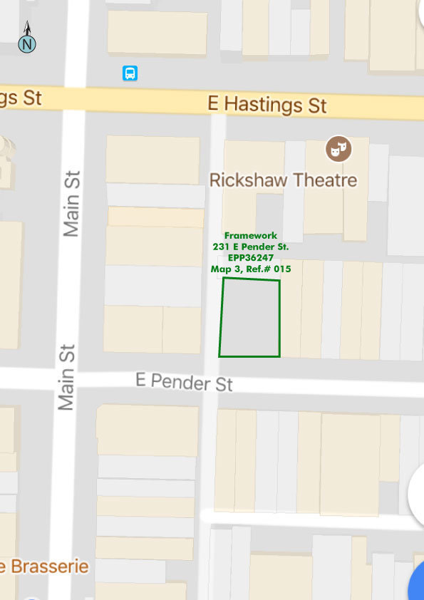 Framework location map 1