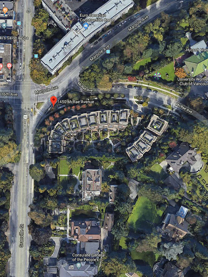 The Crescent on McRae location map 2