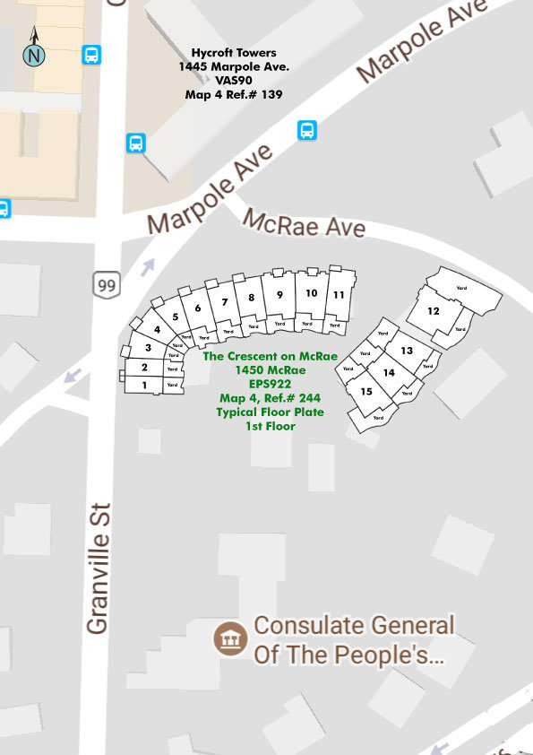The Crescent on McRae location map 1