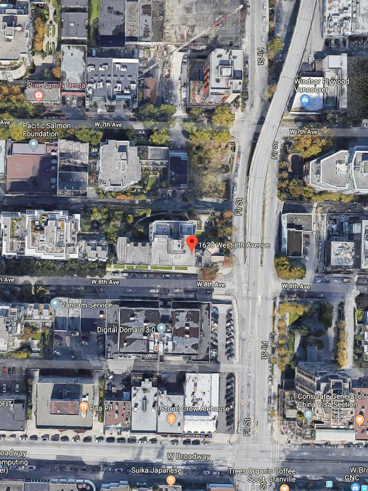 Fircrest Gardens location map 2