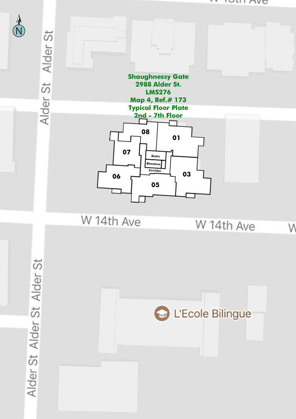 Shaughnessy Gate location map 1