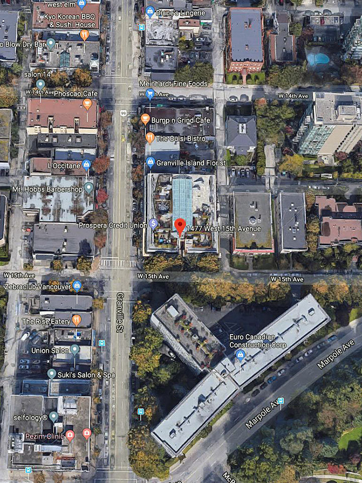Shaughnessy Mansions location map 2