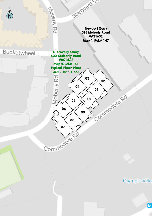 Discovery Quay location map 1