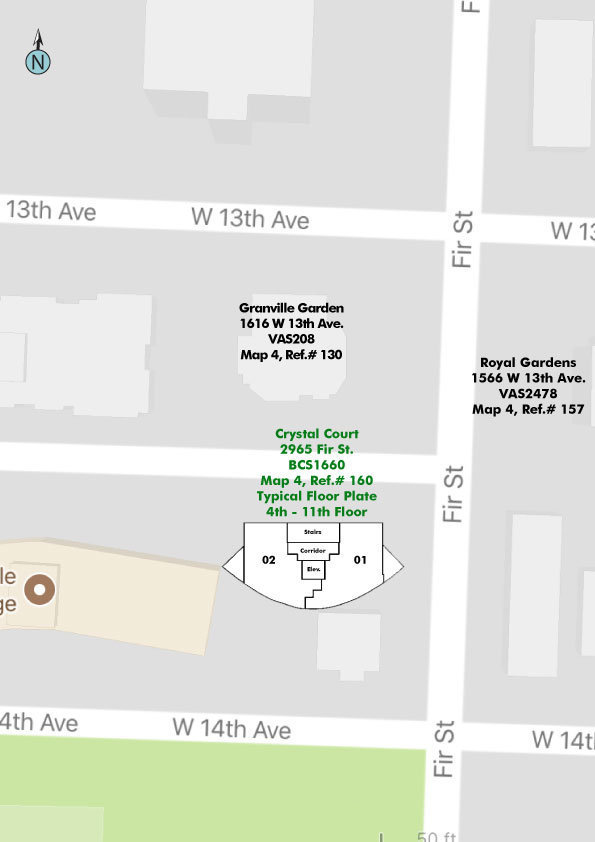 Crystal Court location map 1