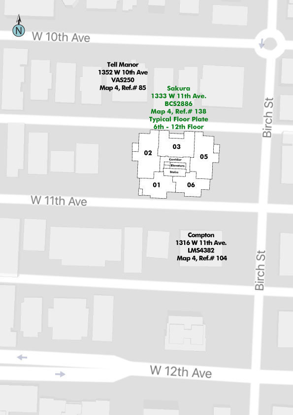 Sakura location map 1