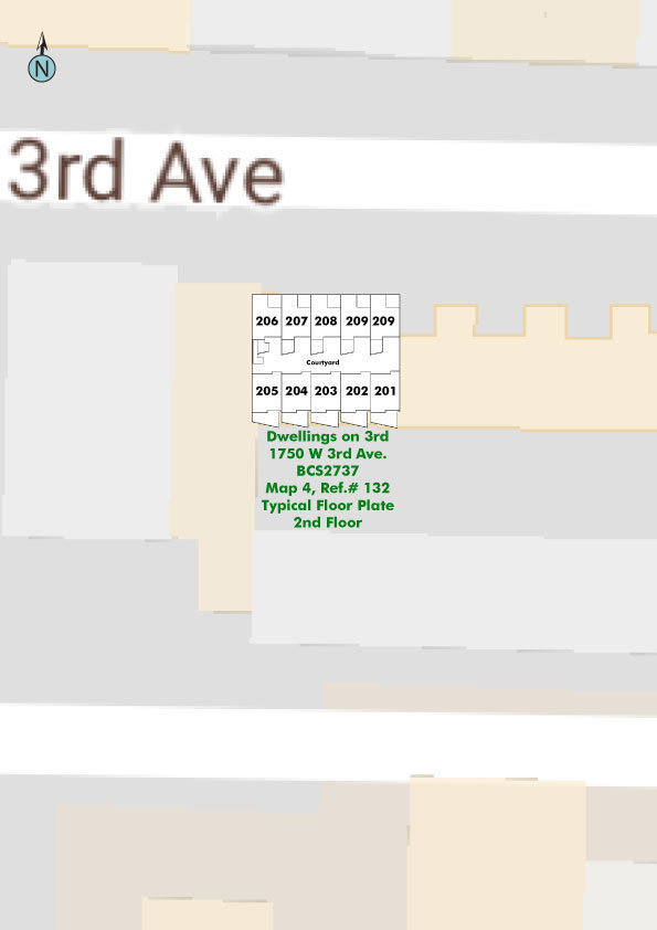 Dwellings On 3rd location map 1