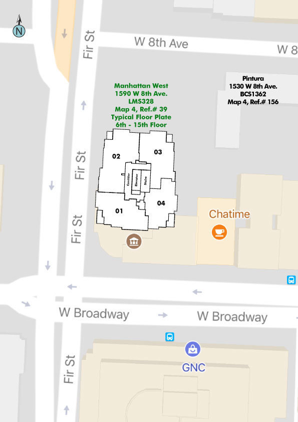 Manhattan West location map 1