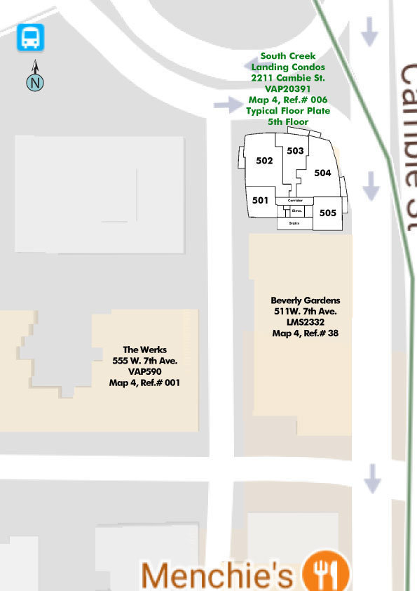 South Creek Landing location map 1