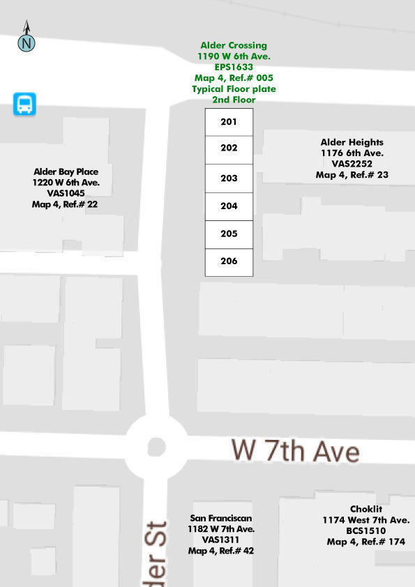 Alder Crossing location map 1