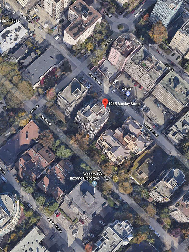 The Dorchester location map 1