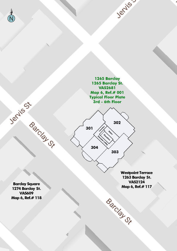 The Dorchester location map 2