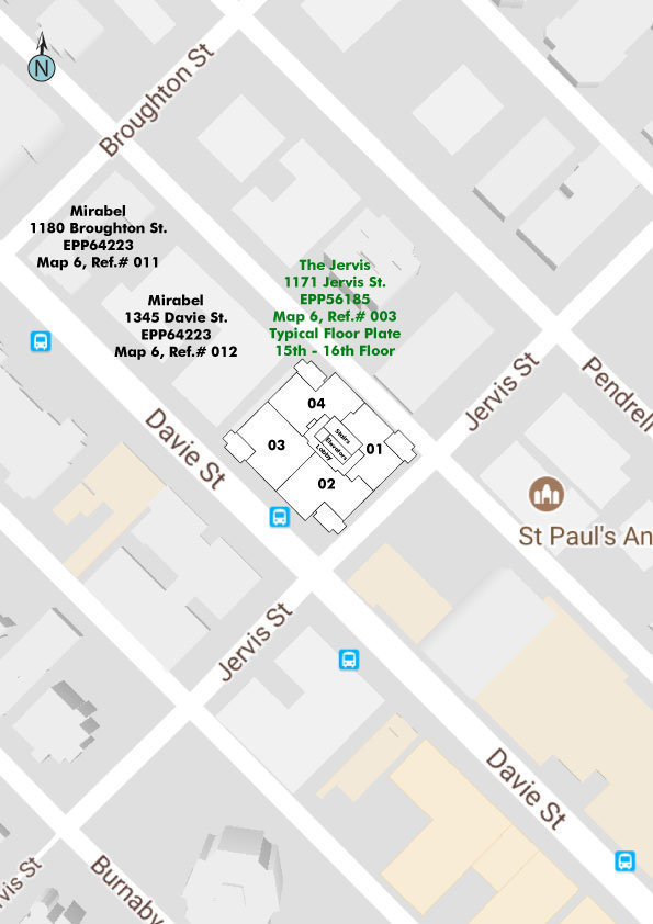 The Jervis location map 1