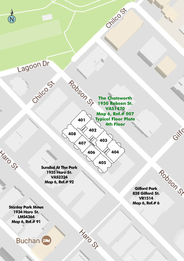The Chatsworth location map 1