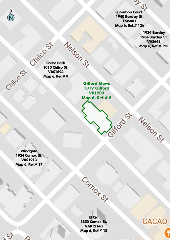 Gilford Mews location map 1