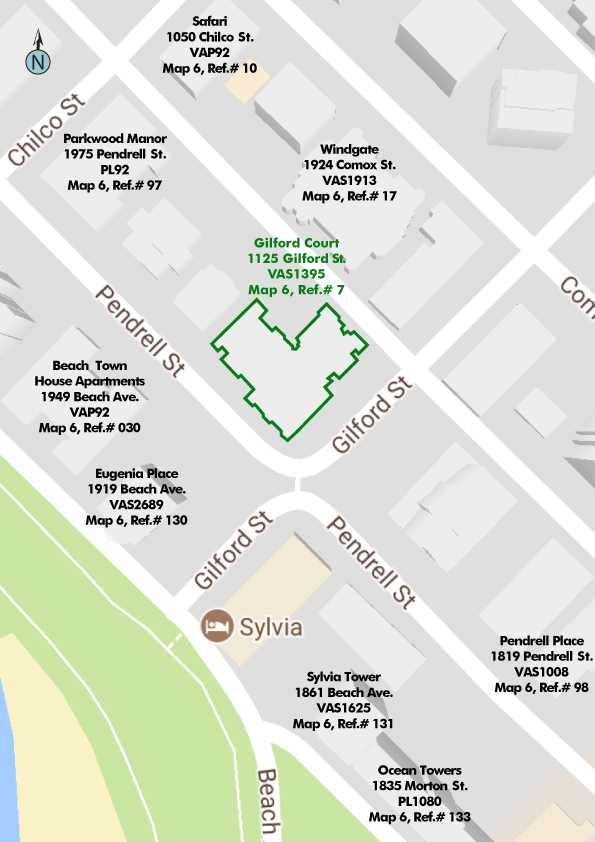 Gilford Court location map 1