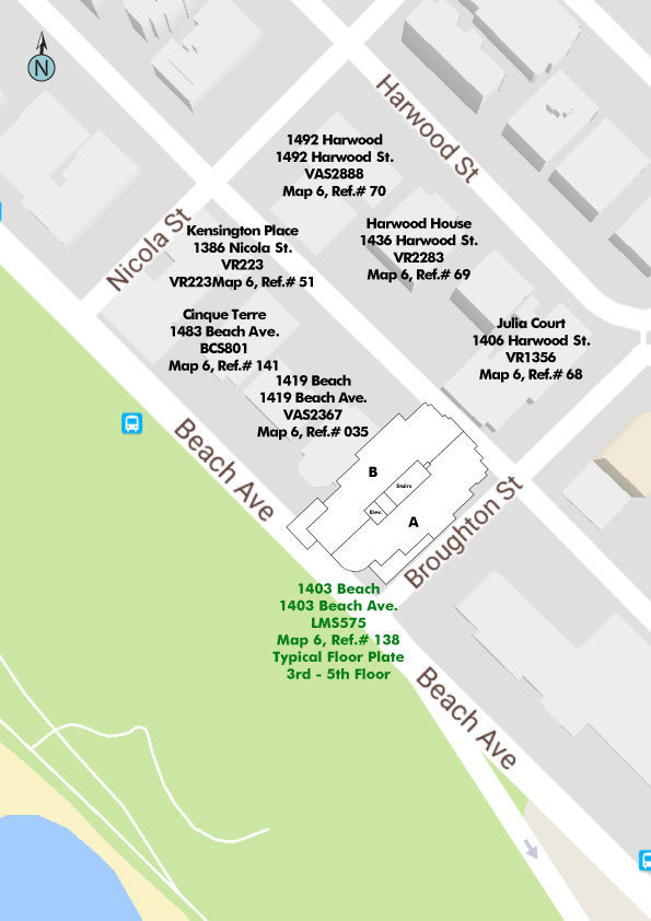 1403 Beach location map 1