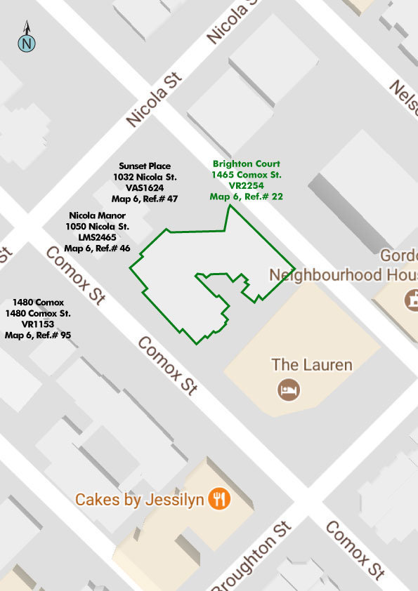 Brighton Court location map 1