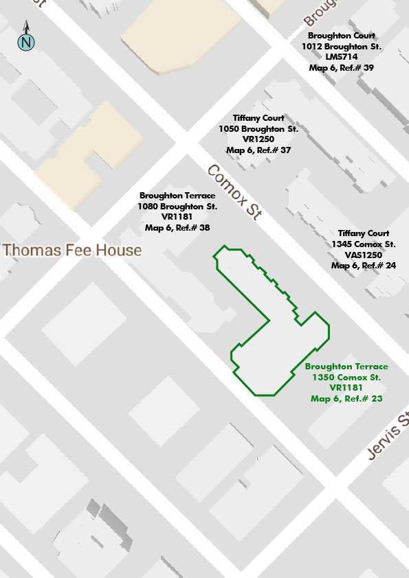 Broughton Terrace location map 1