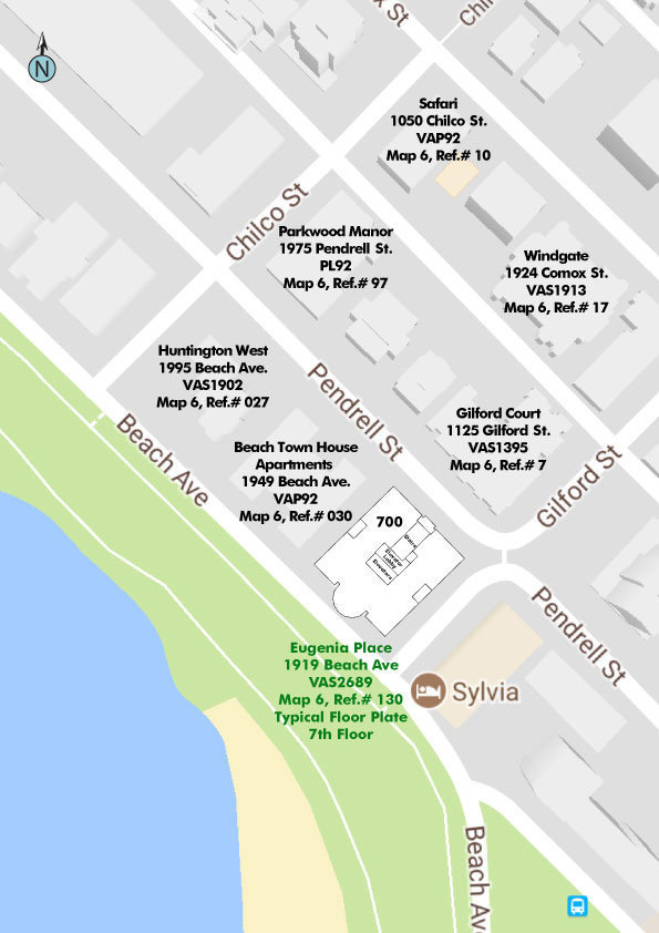 Eugenia Place location map 1