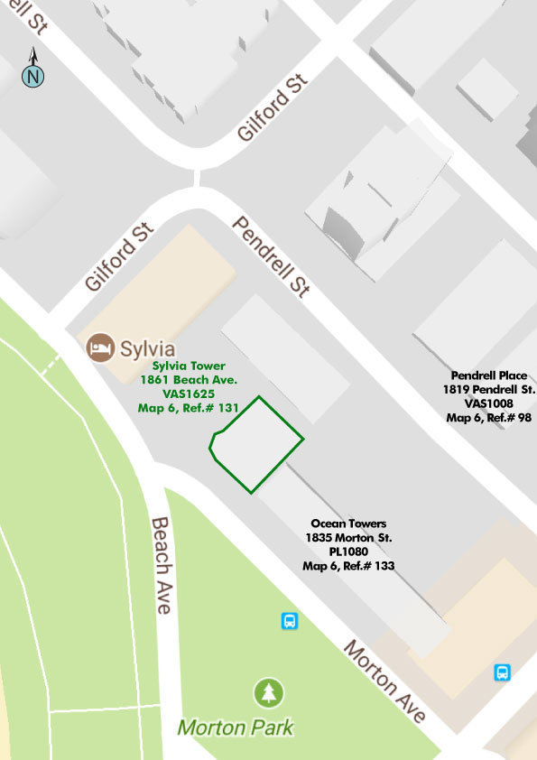 Sylvia Tower location map 1