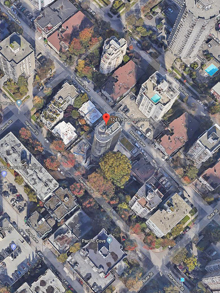 1245 Harwood location map 2