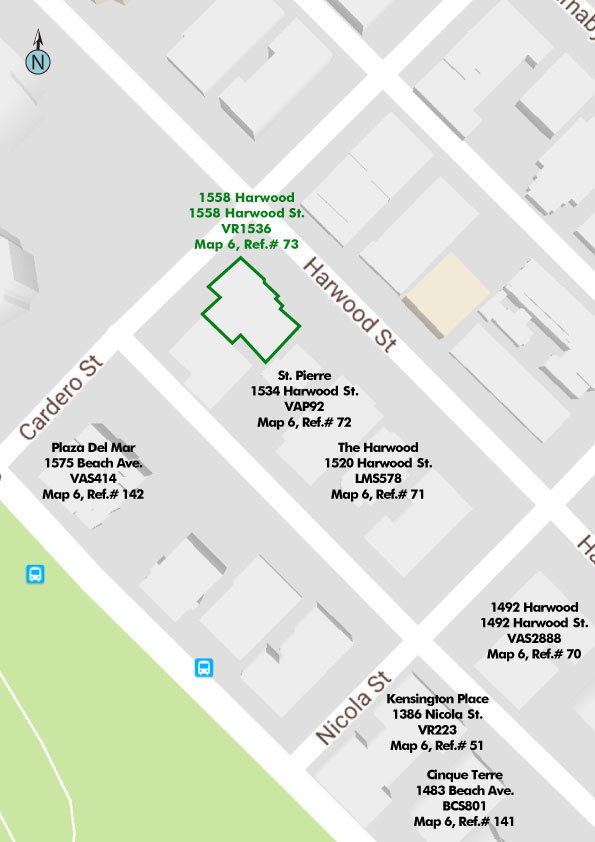 1558 Harwood location map 1