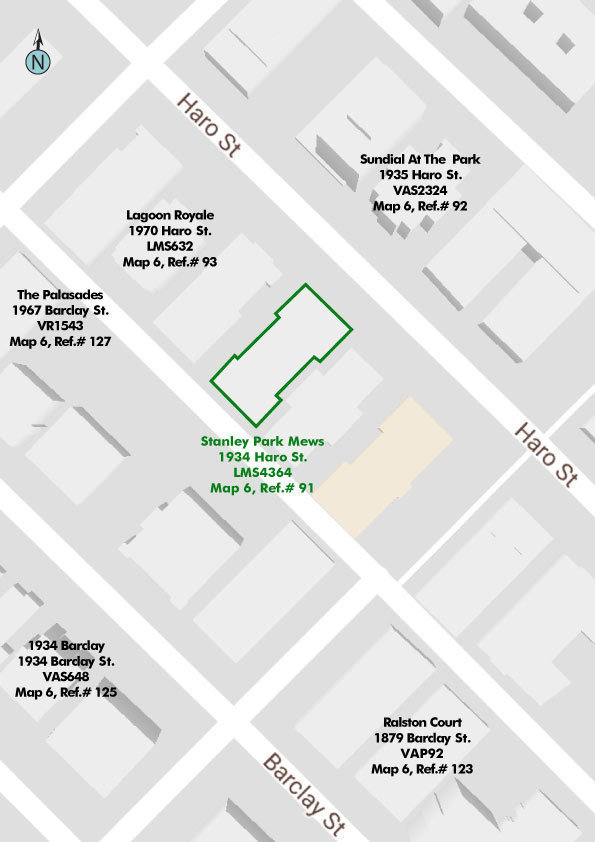 Stanley Park Mews location map 1
