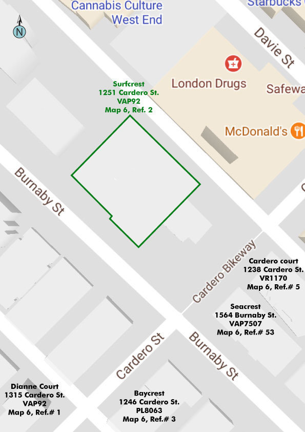 Surfcrest location map 1