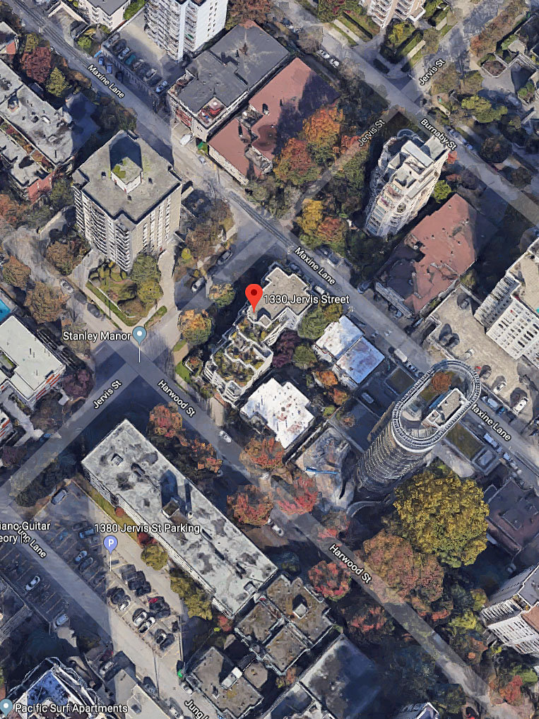 1330 Jervis location map 2