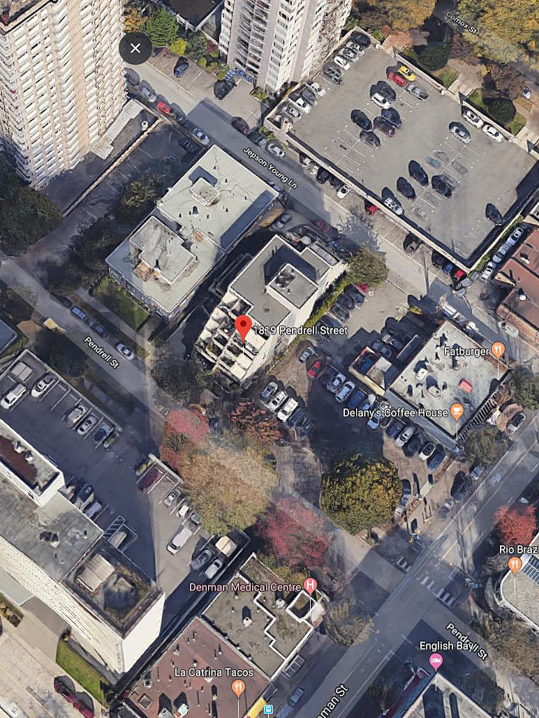 Pendrell Place location map 2
