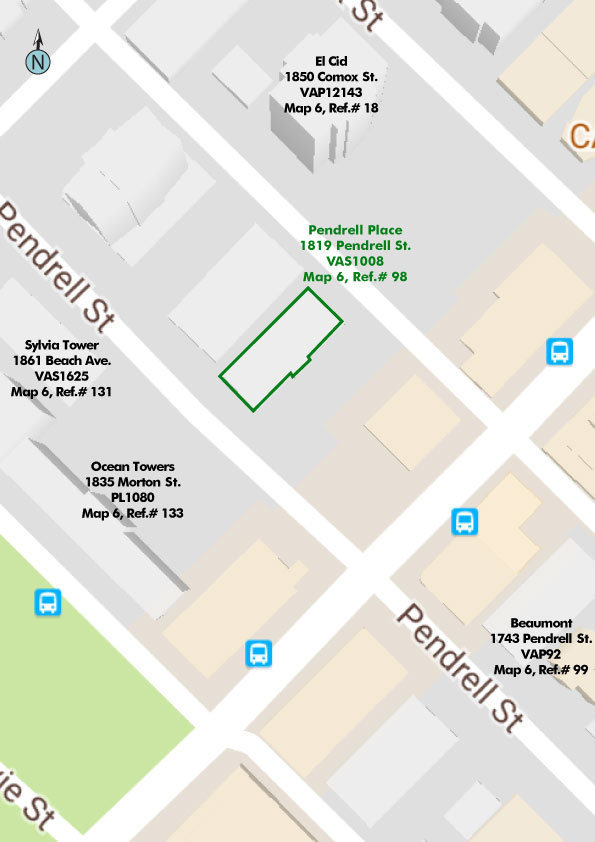 Pendrell Place location map 1