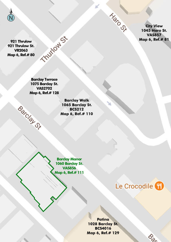 Barclay Manor location map 1