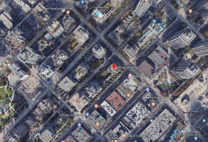 The Bentley location map 2