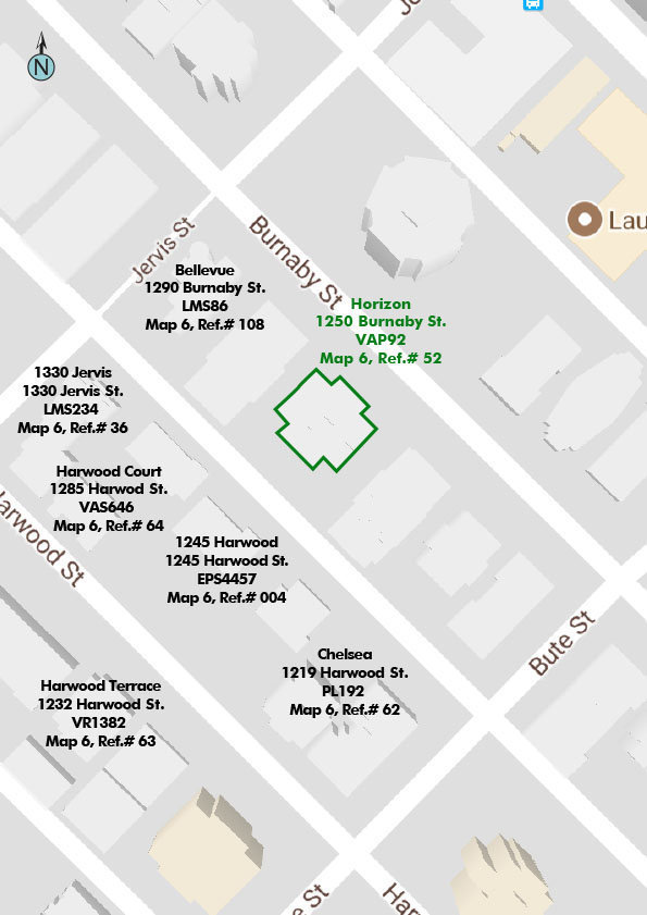 The Horizon location map 1