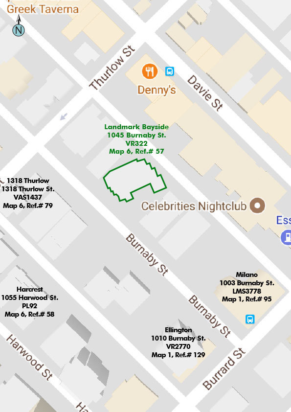 Landmark Bayside location map 1