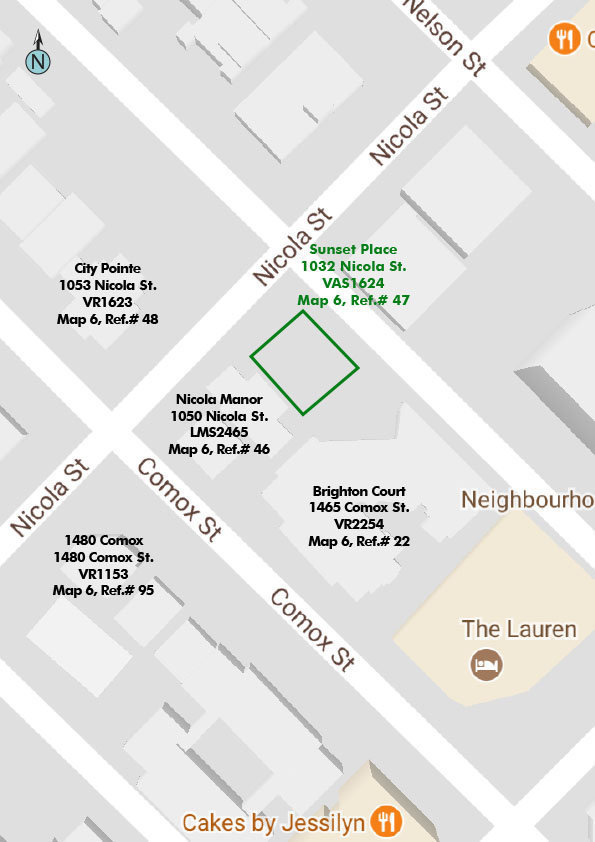 Sunset Place location map 1