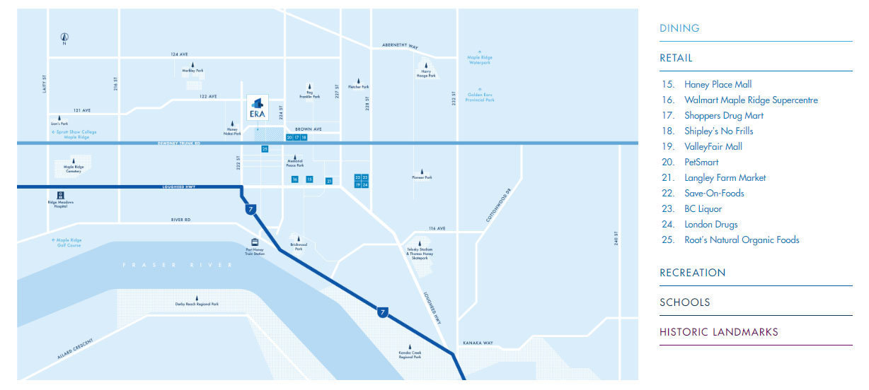 ERA location map 5