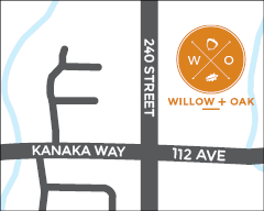 Willow + Oak location map 1