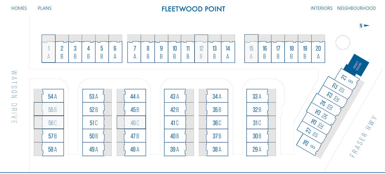 Fleetwood Point location map 1