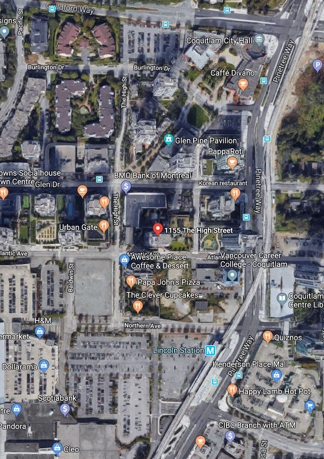 M1: Metropolitan Residences location map 2
